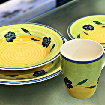 Lime Green Breakfast Set