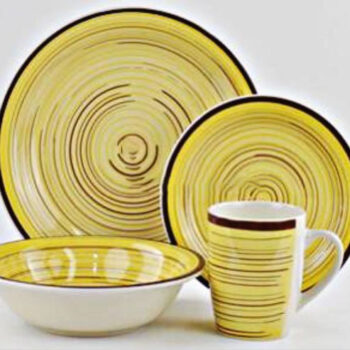 Yellow breakfast set